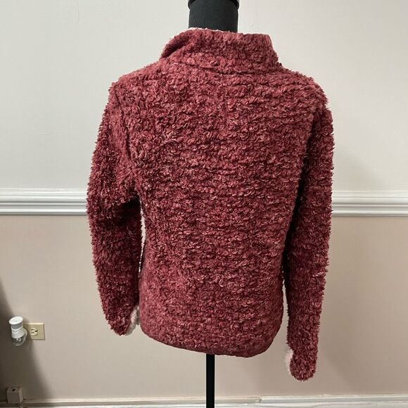 Weatherproof Vintage XS Rust Red Sherpa Jacket - Picture 2 of 6